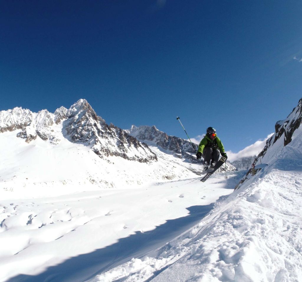 360 over glacier